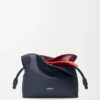 Mini-Flamenco-Clutch mit Lagenoptik aus Nappa-Kalbsleder Mini-Flamenco-Clutch mit Lagenoptik aus Nappa-Kalbsleder