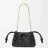 Mini-Flamenco Purse aus geknittertem Nappa-Kalbsleder Mini-Flamenco Purse aus geknittertem Nappa-Kalbsleder