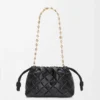 Mini-Flamenco Purse aus geknittertem Nappa-Kalbsleder Mini-Flamenco Purse aus geknittertem Nappa-Kalbsleder