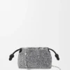 Mini-Flamenco Purse aus Perlen und Nappa-Lammleder Mini-Flamenco Purse aus Perlen und Nappa-Lammleder