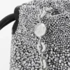 Mini-Flamenco Purse aus Perlen und Nappa-Lammleder Mini-Flamenco Purse aus Perlen und Nappa-Lammleder