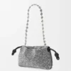 Mini-Flamenco Purse aus Perlen und Nappa-Lammleder Mini-Flamenco Purse aus Perlen und Nappa-Lammleder