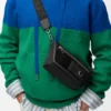 Mini Flex Messenger aus Canvas und Wildleder