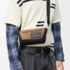 Mini Flex Messenger aus Canvas und Wildleder