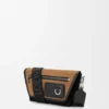 Mini Flex Messenger aus Canvas und Wildleder