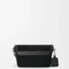 Mini Flex Messenger aus Canvas und Wildleder