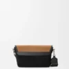 Mini Flex Messenger aus Canvas und Wildleder