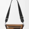 Mini Flex Messenger aus Canvas und Wildleder