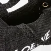 Mini-Font Tote mit loewe-Schriftzug aus Raffia