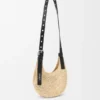 Mini Punch Hole Hobo aus Raffia und Kalbsleder