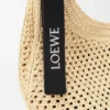 Mini Punch Hole Hobo aus Raffia und Kalbsleder