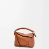 Mini Puzzle Edge Tasche aus klassischem Kalbsleder