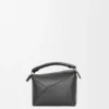 Mini Puzzle Edge Tasche aus klassischem Kalbsleder
