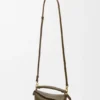 Mini Puzzle Edge Tasche aus klassischem Kalbsleder