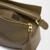 Mini Puzzle Edge Tasche aus klassischem Kalbsleder