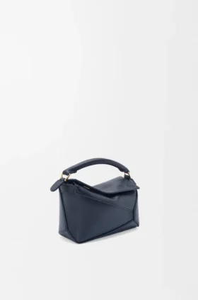 Mini Puzzle Edge-Tasche aus weichem, genarbtem Kalbsleder
