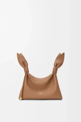 Mini-Scarf-Bag aus glattem Kalbsleder