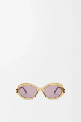 Mini-Sonnenbrille in ovaler, schlanker Form