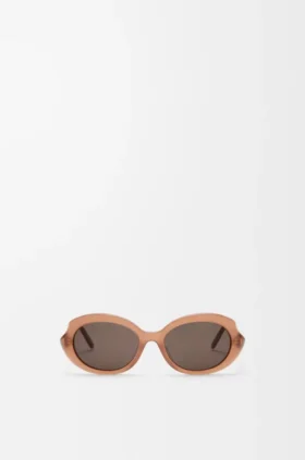 Mini-Sonnenbrille in ovaler, schlanker Form