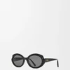 Mini-Sonnenbrille in ovaler, schlanker Form Mini-Sonnenbrille in ovaler, schlanker Form