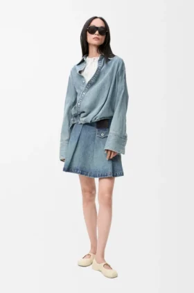 Minirock aus Denim