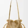 Mittlere Flamenco-Clutch aus laminiertem Lammleder Mittlere Flamenco-Clutch aus laminiertem Lammleder