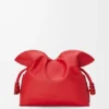 Mittlere «Flamenco»-Clutch aus Nappa-Kalbsleder Mittlere «Flamenco»-Clutch aus Nappa-Kalbsleder