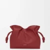 Mittlere Flamenco-Clutch aus Nappa-Kalbsleder Mittlere Flamenco-Clutch aus Nappa-Kalbsleder