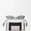 Mittlere Flamenco-Clutch aus Nappa-Kalbsleder Mittlere Flamenco-Clutch aus Nappa-Kalbsleder