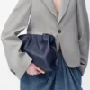 Mittlere Flamenco-Clutch aus Nappa-Kalbsleder Mittlere Flamenco-Clutch aus Nappa-Kalbsleder