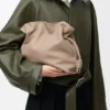 Mittlere Flamenco-Clutch aus Nappa-Kalbsleder Mittlere Flamenco-Clutch aus Nappa-Kalbsleder