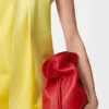 Mittlere «Flamenco»-Clutch aus Nappa-Kalbsleder Mittlere «Flamenco»-Clutch aus Nappa-Kalbsleder