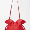 Mittlere «Flamenco»-Clutch aus Nappa-Kalbsleder Mittlere «Flamenco»-Clutch aus Nappa-Kalbsleder