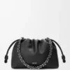 Mittlere Flamenco Purse aus feingranuliertem Kalbsleder Mittlere Flamenco Purse aus feingranuliertem Kalbsleder