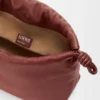 Mittlere Flamenco Purse aus feingranuliertem Kalbsleder