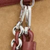 Mittlere Flamenco Purse aus feingranuliertem Kalbsleder