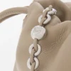 Mittlere Flamenco Purse aus feingranuliertem Kalbsleder Mittlere Flamenco Purse aus feingranuliertem Kalbsleder