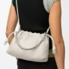 Mittlere Flamenco Purse aus feingranuliertem Kalbsleder Mittlere Flamenco Purse aus feingranuliertem Kalbsleder
