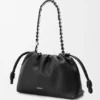 Mittlere Flamenco Purse aus feingranuliertem Kalbsleder Mittlere Flamenco Purse aus feingranuliertem Kalbsleder