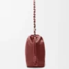Mittlere Flamenco Purse aus feingranuliertem Kalbsleder