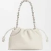 Mittlere Flamenco Purse aus feingranuliertem Kalbsleder Mittlere Flamenco Purse aus feingranuliertem Kalbsleder
