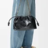 Mittlere Flamenco Purse aus Hagfish Mittlere Flamenco Purse aus Hagfish