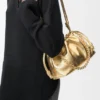 Mittlere Flamenco Purse aus laminiertem Lammleder Mittlere Flamenco Purse aus laminiertem Lammleder