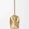 Mittlere Flamenco Purse aus laminiertem Lammleder Mittlere Flamenco Purse aus laminiertem Lammleder