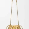 Mittlere Flamenco Purse aus laminiertem Lammleder Mittlere Flamenco Purse aus laminiertem Lammleder