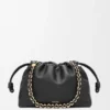 Mittlere Flamenco Purse aus weichem Nappa-Lammleder Mittlere Flamenco Purse aus weichem Nappa-Lammleder