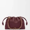 Mittlere Flamenco Purse aus weichem Nappa-Lammleder Mittlere Flamenco Purse aus weichem Nappa-Lammleder