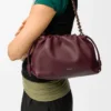 Mittlere Flamenco Purse aus weichem Nappa-Lammleder Mittlere Flamenco Purse aus weichem Nappa-Lammleder