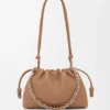 Mittlere Flamenco Purse aus weichem Nappa-Lammleder Mittlere Flamenco Purse aus weichem Nappa-Lammleder