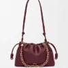 Mittlere Flamenco Purse aus weichem Nappa-Lammleder Mittlere Flamenco Purse aus weichem Nappa-Lammleder